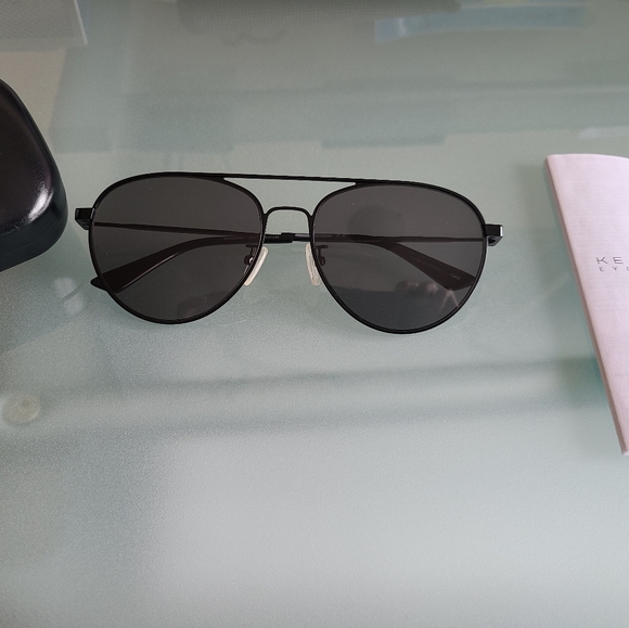AVIATOR BLACK SUNGLASSES - Picture 8 of 9